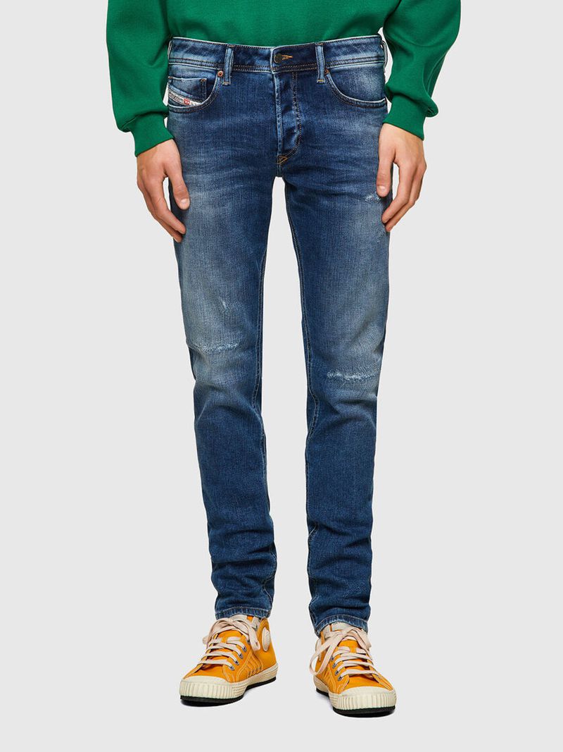 Jeans Skinny Diesel Sleenker 009pn Homem - Azuis EVARX-7830